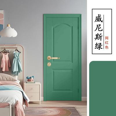 舍下水性木器漆旧木柜木质家具翻新漆改色漆专用油漆复古绿浅绿色