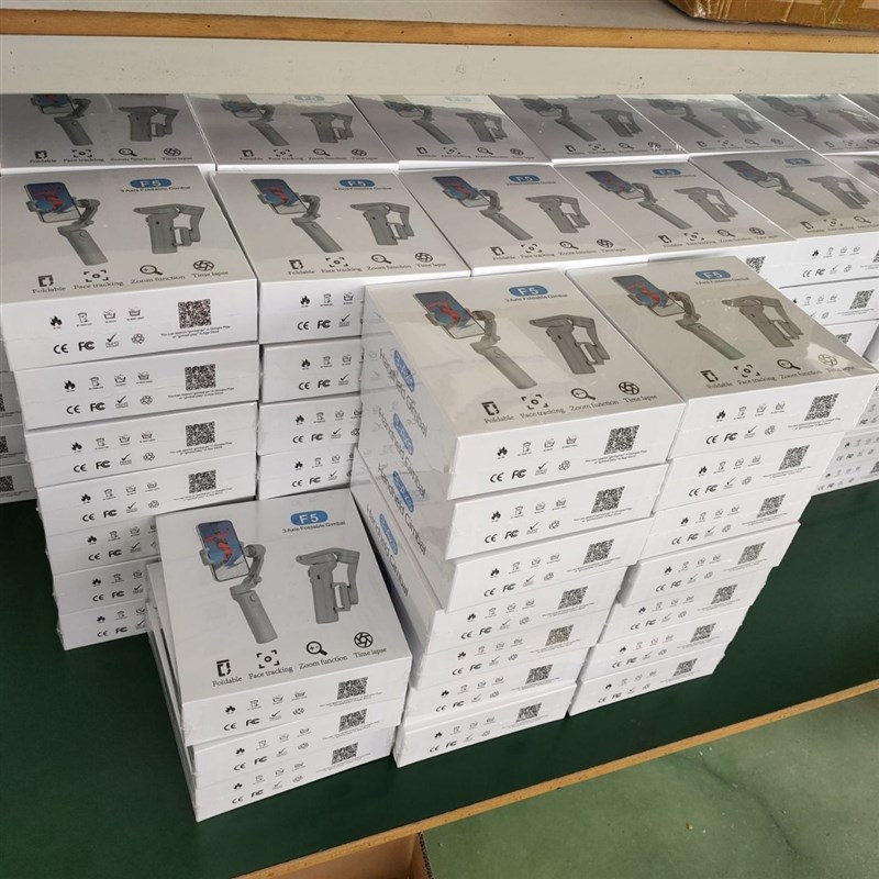 F5手持三轴手机稳定器防抖网红直播人脸跟踪防抖拍摄vlog平衡支架