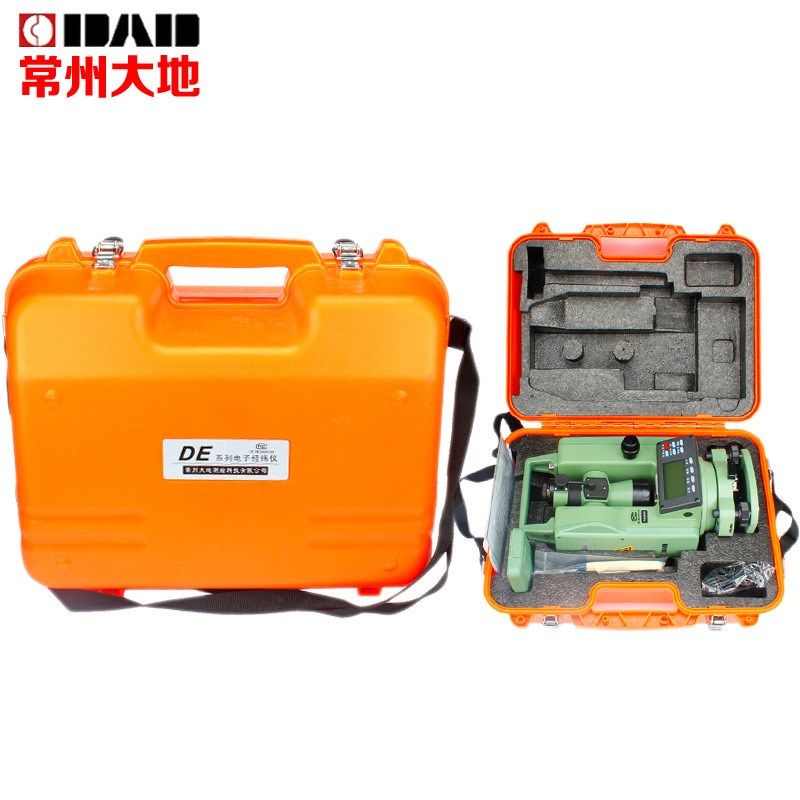 常州大地DE2A/DE2A-L电子经纬仪/大地激光上对点经纬仪激光下对点