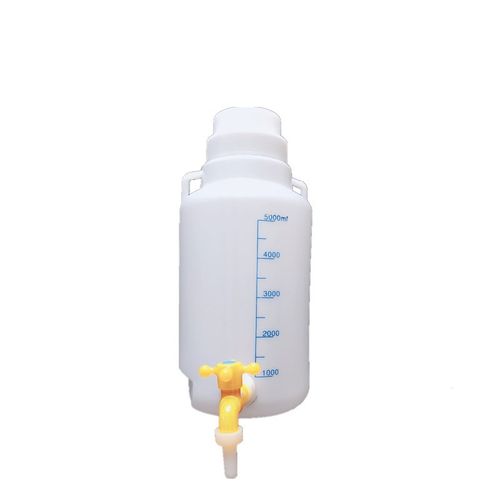 现货5L下口瓶子5000毫升5升带刻度水桶带龙头塑料桶pe放水桶