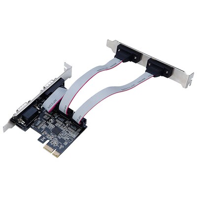 TXIC AX99100 PCI-E串口卡 pcie转串口 RS232接口 工控4口扩展卡