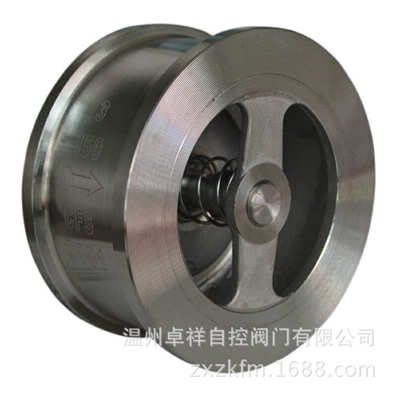 铸钢对夹升降止回阀H71W/H-16C/P   蝶式止回阀  对夹止回阀