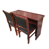 会议室桌椅会议桌椅长条办公桌培训桌实木皮油漆培训桌条形桌