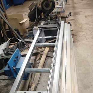 切管机数显托料架送料架定位架切铝机切割放料下料铝合金铝切机