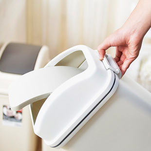 飞达三和摇盖厕所垃圾桶家用客厅卧室带盖长方形有盖翻盖