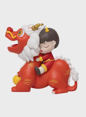 白夜童话春阳小灵龙新年吉祥物摆件手办春节礼物装饰品送朋友礼盒