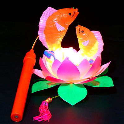 新款儿童灯笼玩具手提发光小灯笼新年2021带音乐花灯春节中秋节