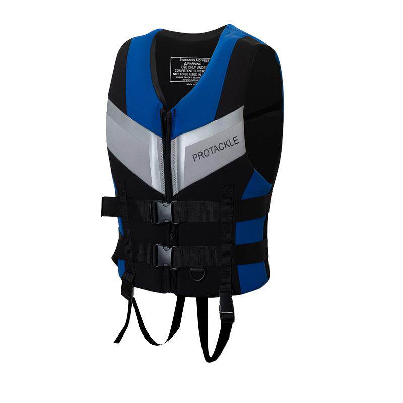 专业救生衣大浮力浮潜水面料耐磨钓鱼船用摩托艇尾波冲浪桨板印字