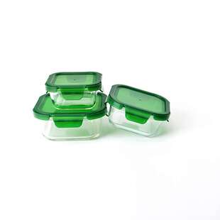 微波炉加热玻璃饭盒冰箱收纳餐盒腌菜泡菜密封储物盒子带盖便当盒