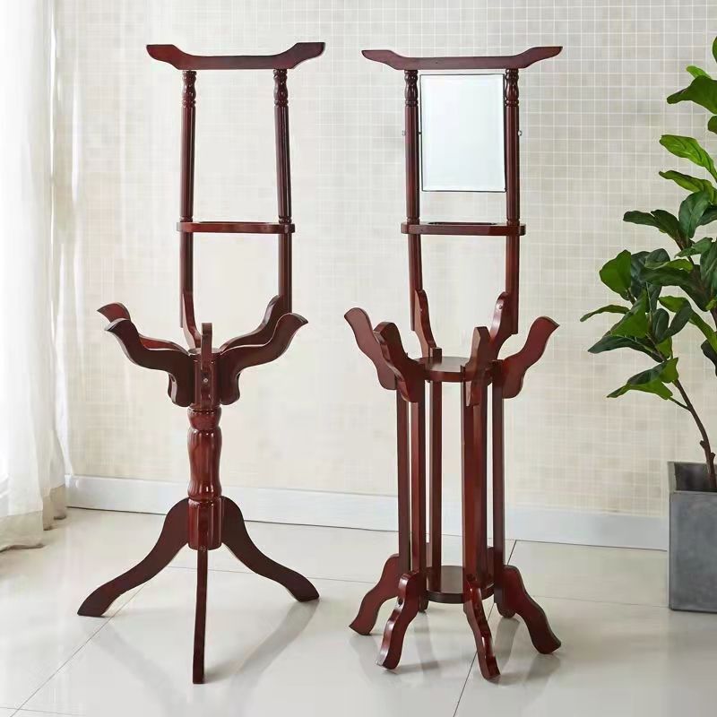 实木洗脸盆架木质面盆置物架农村家用落地毛巾架免打孔脸盆收纳架