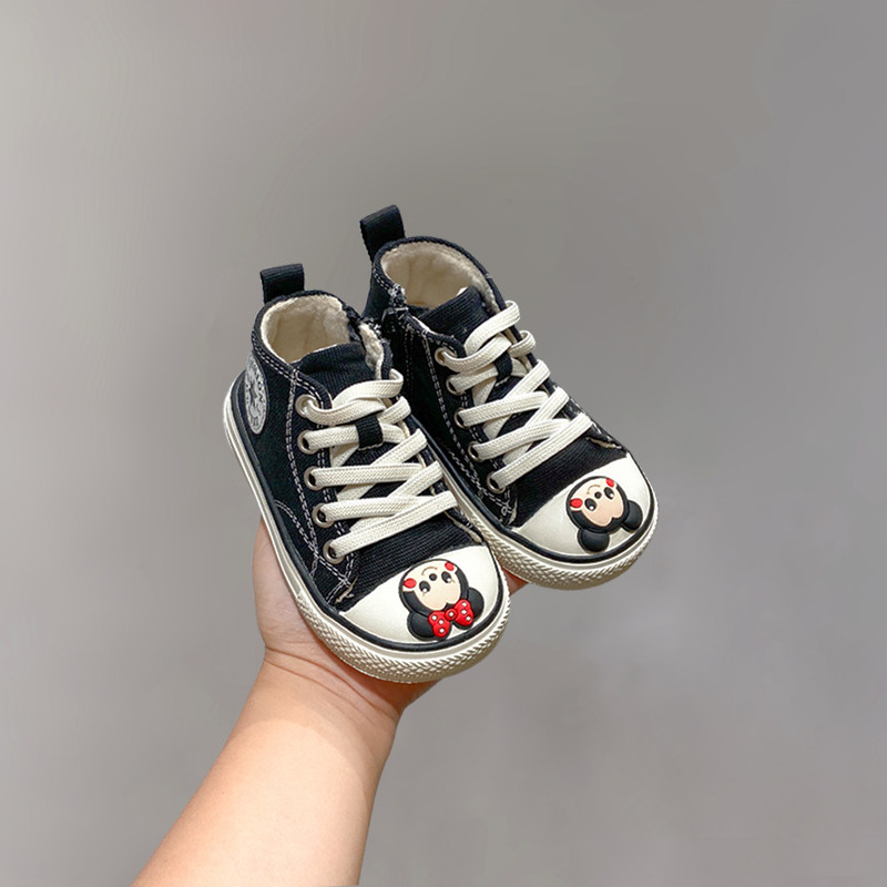 DIY婴儿防滑学步鞋儿童软底帆布鞋男童女童春款小童幼童宝宝鞋子