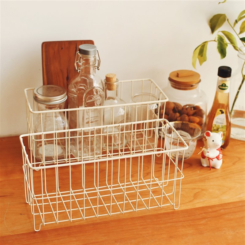 小空间想象。一宅铁艺收纳篮缝隙杂物储物篮厨房收纳筐客厅浴室