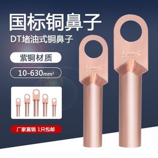 120 240平方铜线鼻电缆铜接头线耳 铜鼻子接线端子DT