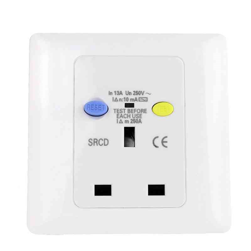 现货家用商用漏电保护插座工地使用墙壁插座 家用漏保插座