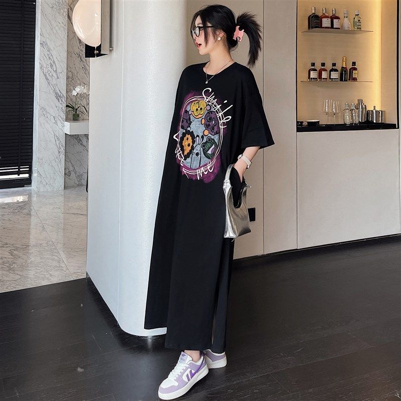 哺乳期夏装时尚辣妈款外出喂奶衣大码女宽松显瘦黑色连衣裙中长款,孕妇装/孕产妇用品/营养,哺乳衣/月子服,淘宝优惠券,粉丝福利购,淘宝优惠卷