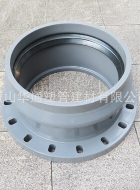 315upvc承口法兰 灰色DN300pvc-uF给水承插法兰 12寸upvc承口法兰