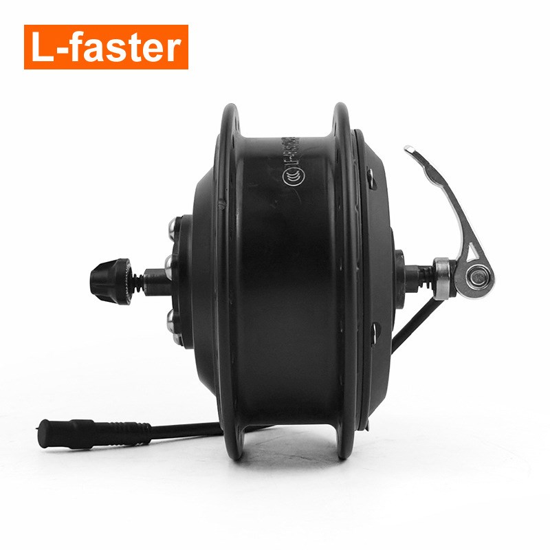 前驱36V 48V 350W电动无刷轮毂电机有快拆杆用于电动自行车电动车