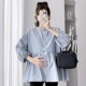 春季 七分袖 衬衫 孕妇春装 休闲娃娃衫 孕妇装 宽松大码 上衣2g024新款