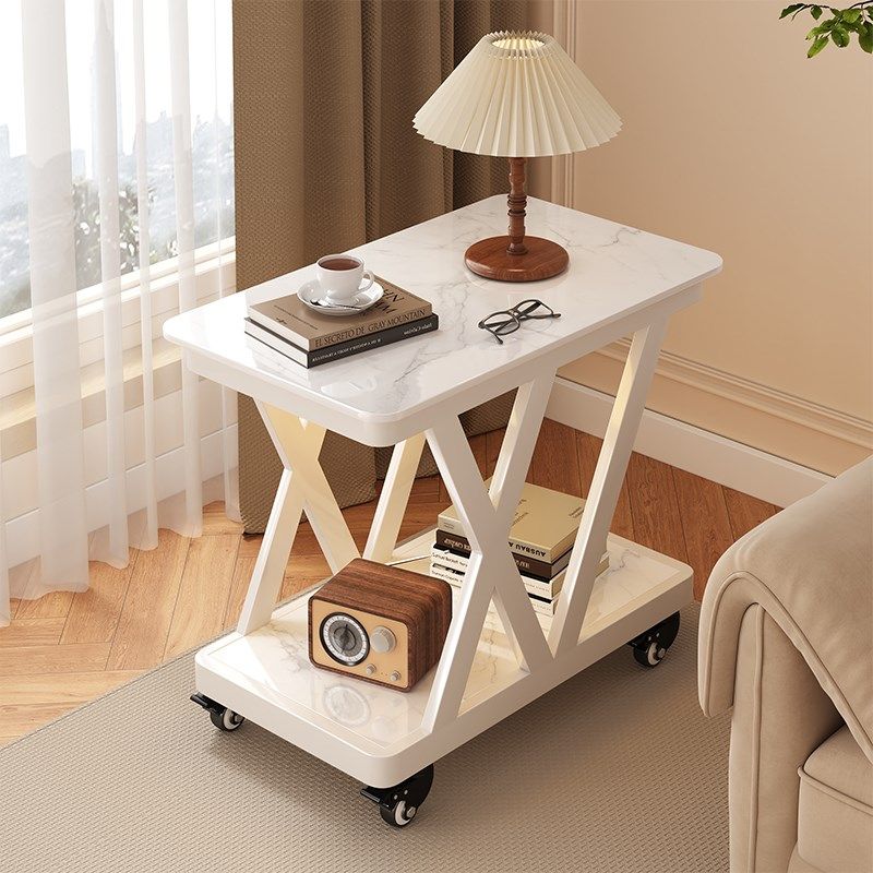 沙发侧边柜可移动边几岩板茶几客厅小推车阳台茶桌高级感床头边柜,住宅家具,角几/边几,淘宝优惠券,粉丝福利购,淘宝优惠卷