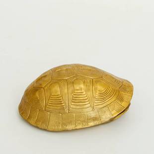 铜乌龟壳创意六摇卦铜钱用具龟甲六十四卦工具工艺礼品摆饰家居摆