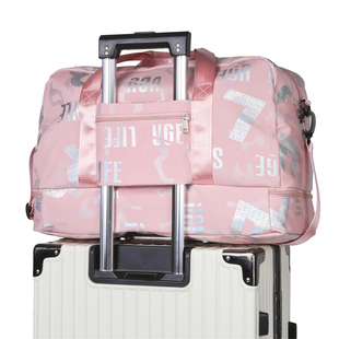 行李袋大容量可套拉杆箱杆上的z配包附加手提短途旅行包女收纳轻