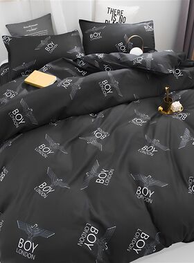 韩式田园风格f床床单四件套单双学生宿舍床上用品被套枕套三