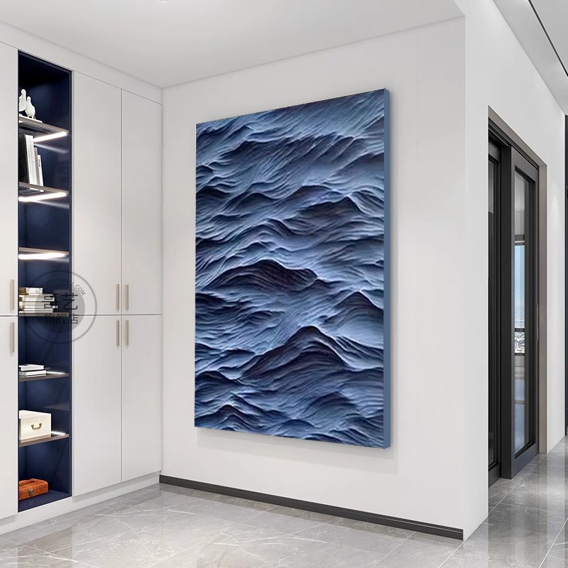 大气时尚立体木雕浮雕玄关装饰画 画过道走廊现代抽象简约酒店.客
