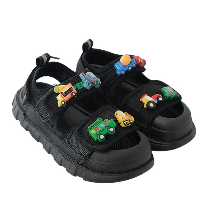 男童小汽车凉f鞋魔术贴软底防滑运动沙滩鞋夏季透气宝宝包头凉鞋,童鞋/婴儿鞋/亲子鞋,凉鞋,淘宝优惠券,粉丝福利购,淘宝优惠卷