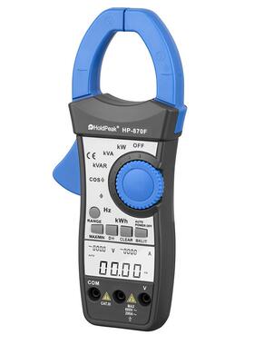 华普HP-870F交直流钳形600V万用表钳形电流表数字功率表