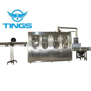 供应全自动一键启动运行瓶装 线 矿泉水纯净水三合一填充罐装 包装