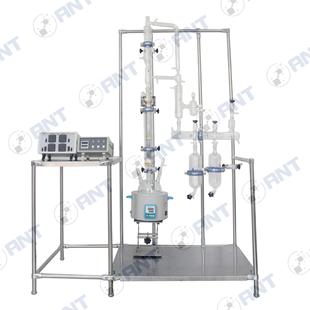 保温夹套小试玻璃精馏装置/实验室/精馏塔/柱/精馏头