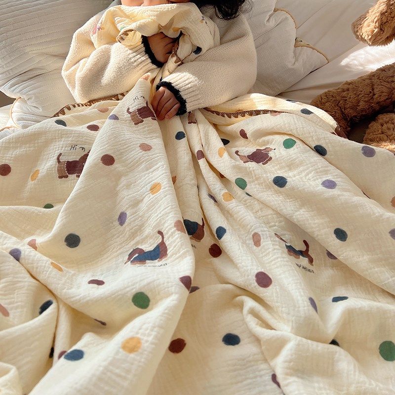 A类四层纱布盖毯n毛巾被全棉儿童空调毯午睡沙发小毯子披肩毯,床上用品,休闲毯/毛毯/绒毯,淘宝优惠券,粉丝福利购,淘宝优惠卷