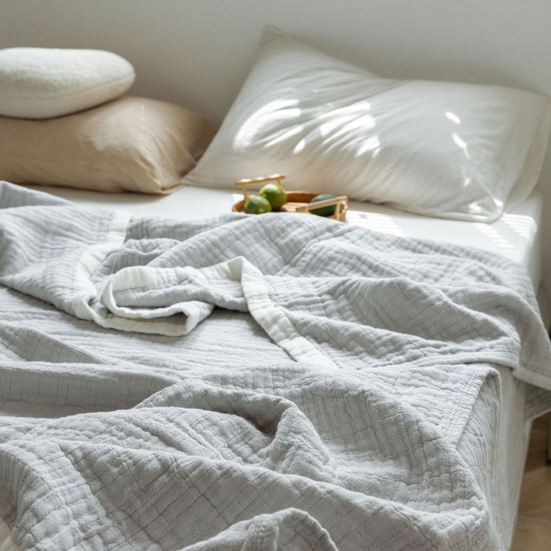 日式四层纱布毛巾被办公室夏季薄款盖毯空调被V单双人全棉毯子,床上用品,休闲毯/毛毯/绒毯,淘宝优惠券,粉丝福利购,淘宝优惠卷