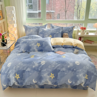 被套单件全纯棉被罩150x200x230z单独180x220x240防跑2米x2米3南