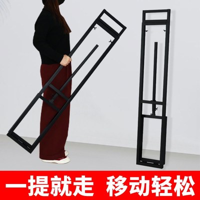 人形立牌KT板H型支架开业婚礼场景布置背景板伸缩架广告牌展示牌