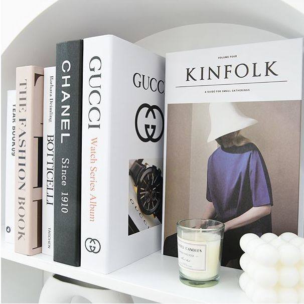 ins风现代假书摄影背景摆件北欧简约仿真书客厅家居店铺装饰品拍照