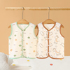 婴儿马甲春秋外穿纯棉宝宝背心
