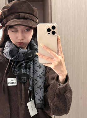 2025秋冬季围巾大牌女新款高级感休闲百搭防寒保暖围脖披肩礼盒装