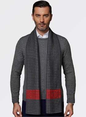 男士围巾秋冬季加厚保暖礼盒装送男友生日礼物高档围脖舒适防寒