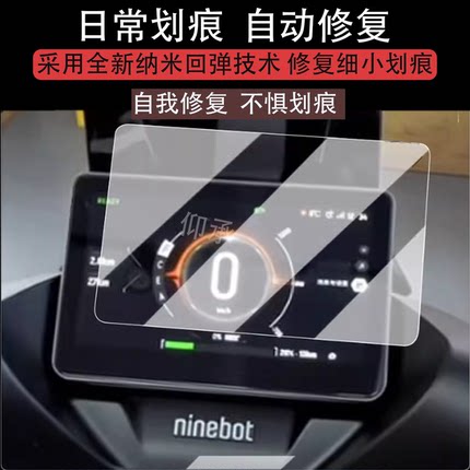 适用九号猎户座DZ110P仪表钢化膜25款E300P MK2仪表盘膜DZ110PMK2