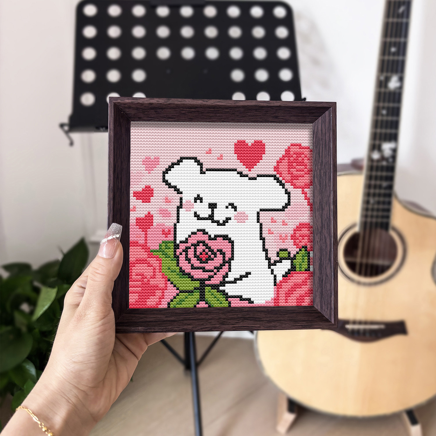 【线条小狗】十字绣2026新款线绣带框摆台卡通动漫简单刺绣手工秀,居家布艺,十字绣套件,淘宝优惠券,粉丝福利购,淘宝优惠卷