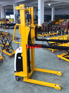 现货轻型半电动升高机BDDJS1700半自动堆高机小型迷你型叉车