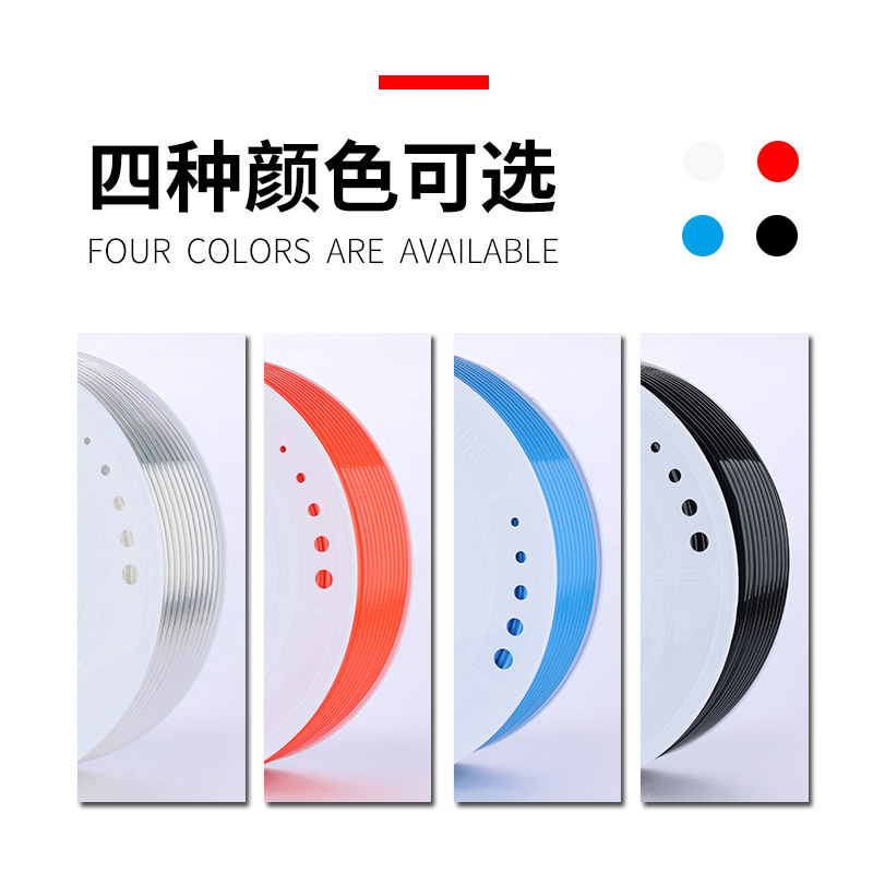 PU气管透明气动空压机软管风管6*4/8*5/10*6.5/12*8/16*12