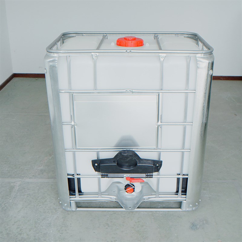 吊装吨桶500L/升塑料化工集装桶周转方桶可行吊加固柴油塑料吨桶