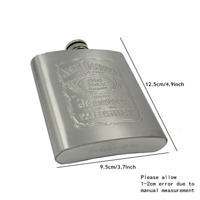 8Oz Pocket Hip Flask Alcohol BottleG Travel Engraved Wine Dr