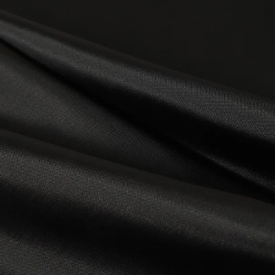 Modern Black jShower Curtains Waterproof Fabric Solid Color