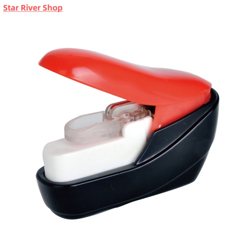 .Stapleless Stapler Book Paper StaplinJg Stapler Mini Portab