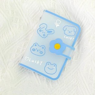 Album Pjhoto Bear Scrapbook Photocard Holder Cartoon Kawaii