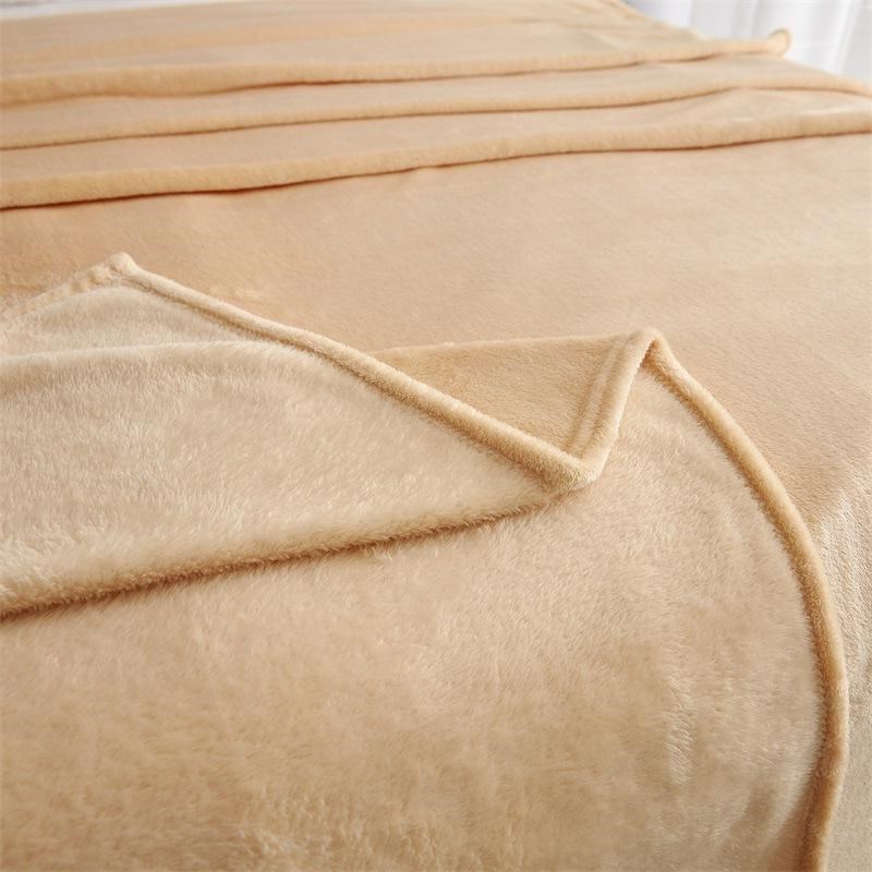 Manufacturers selling pure flanEnel coral fleece blanKET毛毯