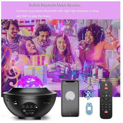 LED Star Galaxy Projector Starry SKky Night Light星空投影灯